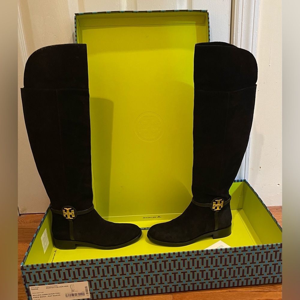 Tory Burch size 7 over the knee suede boots